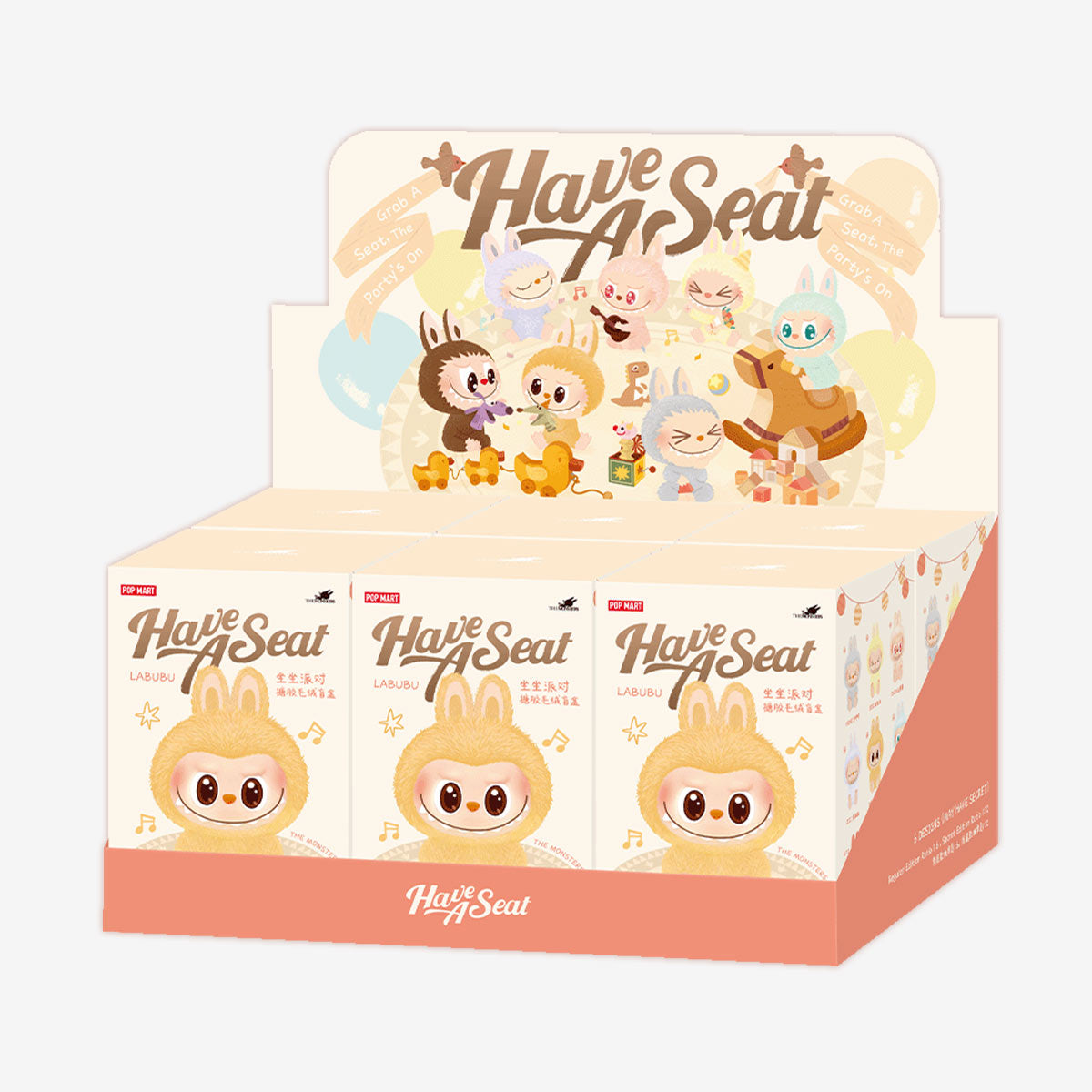 LAFUFU The Monsters – High Quality Replica “Have A Seat” Plush Blind Box (Single)