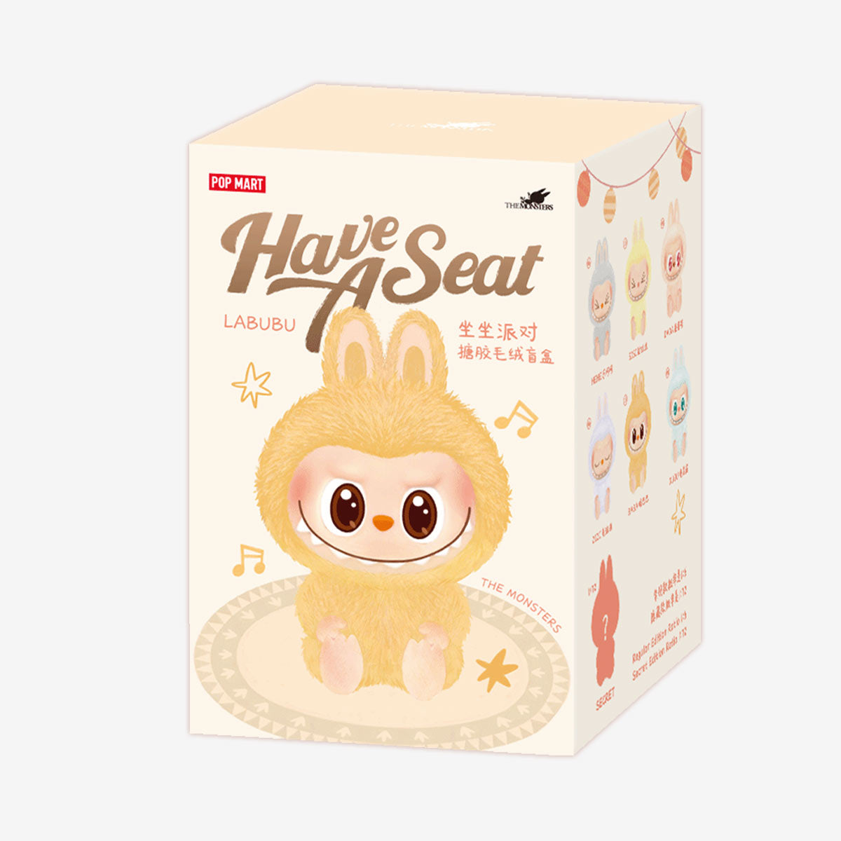 LAFUFU The Monsters – High Quality Replica “Have A Seat” Plush Blind Box (Single)