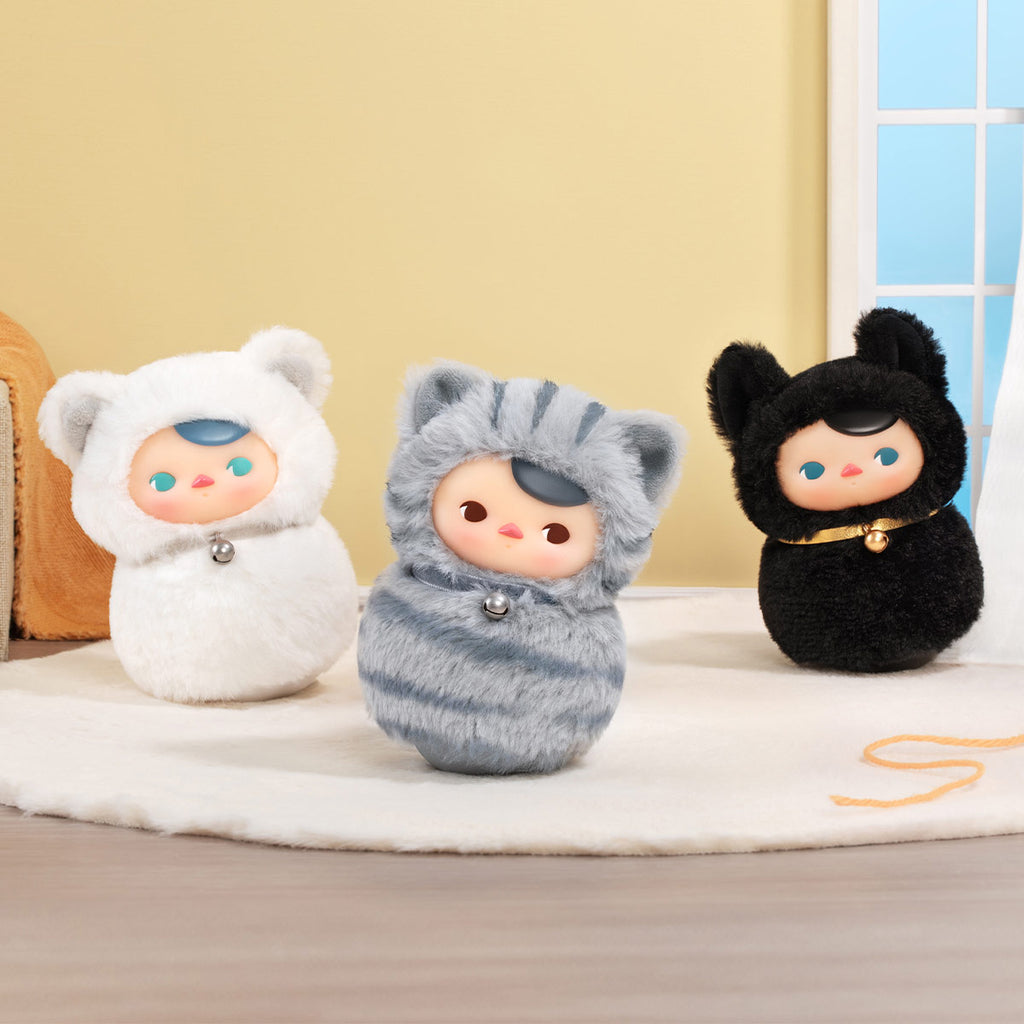 PUCKY Roly-Poly Kitty Series – Vinyl Plush Blind Box Collectible