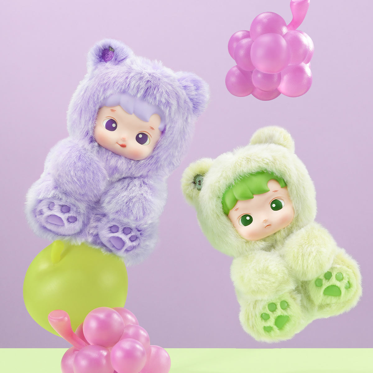 HACIPUPU Gummy Bear Series – Vinyl Plush Pendant Blind Box