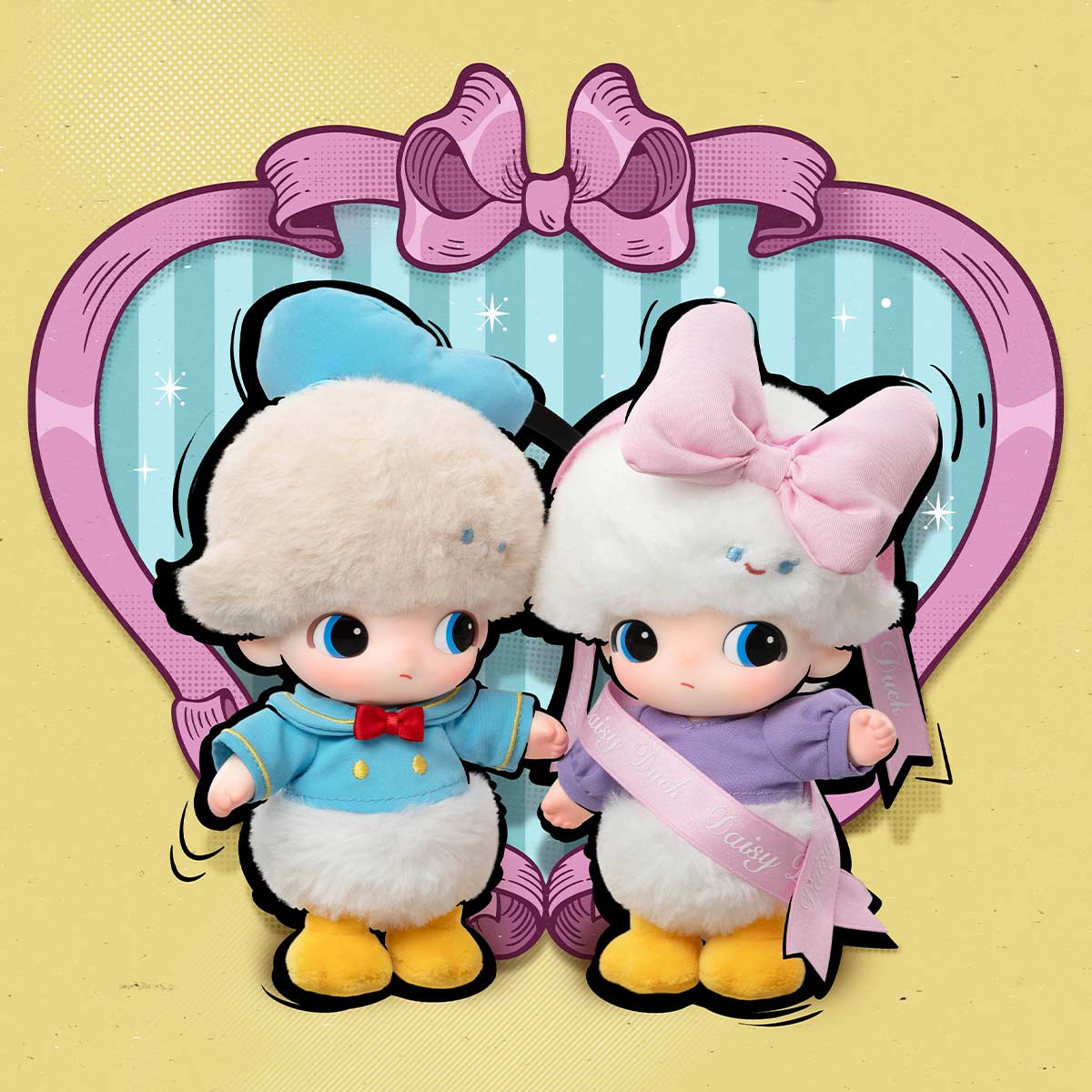 DIMOO WORLD × DISNEY Series – Vinyl Plush Keychain Blind Box