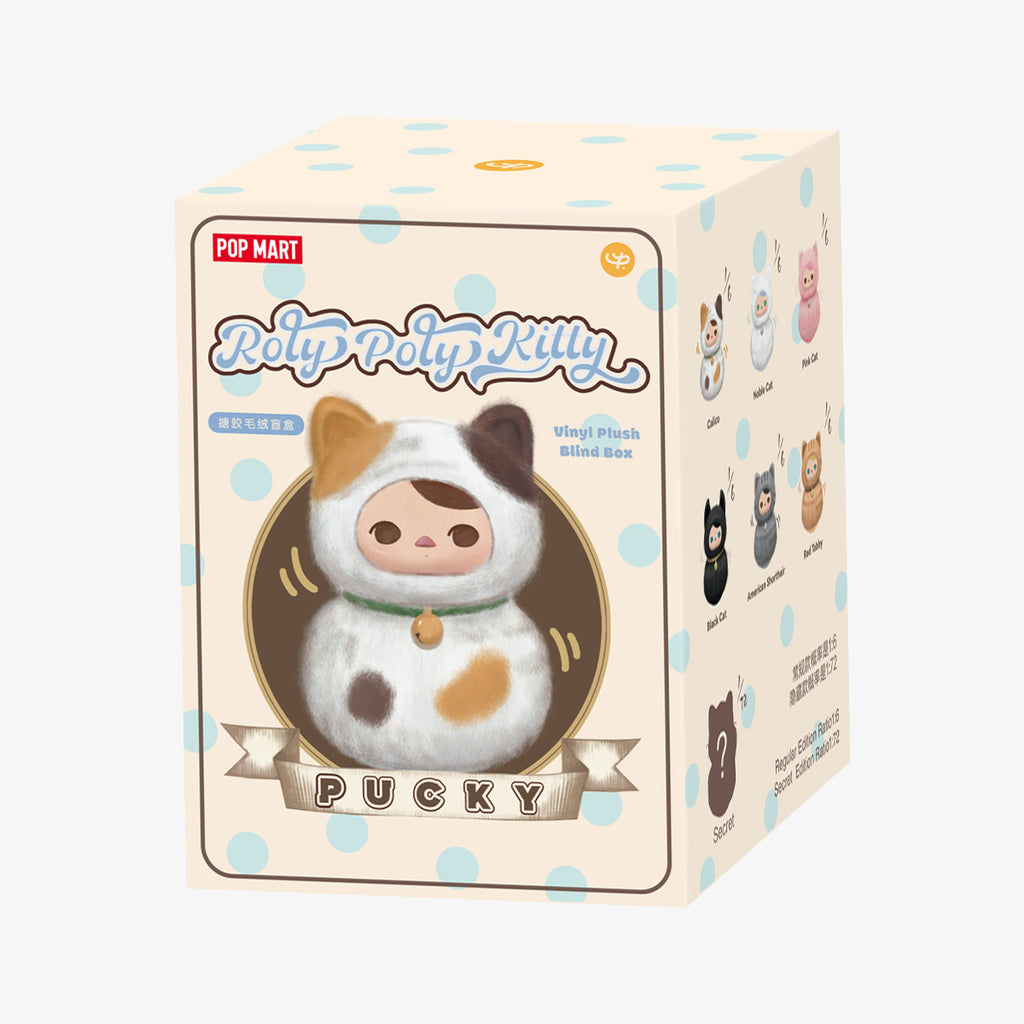PUCKY Roly-Poly Kitty Series – Vinyl Plush Blind Box Collectible