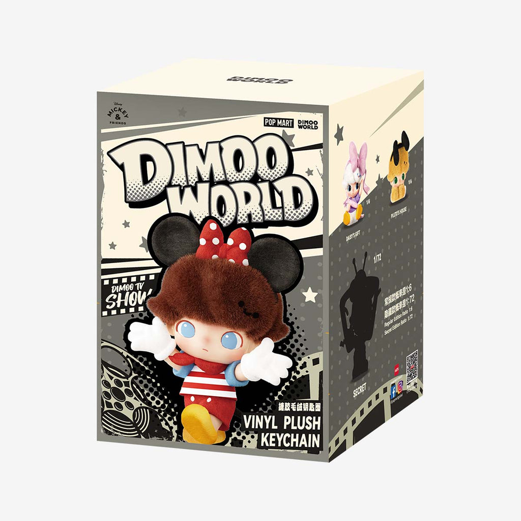 DIMOO WORLD × DISNEY Series – Vinyl Plush Keychain Blind Box